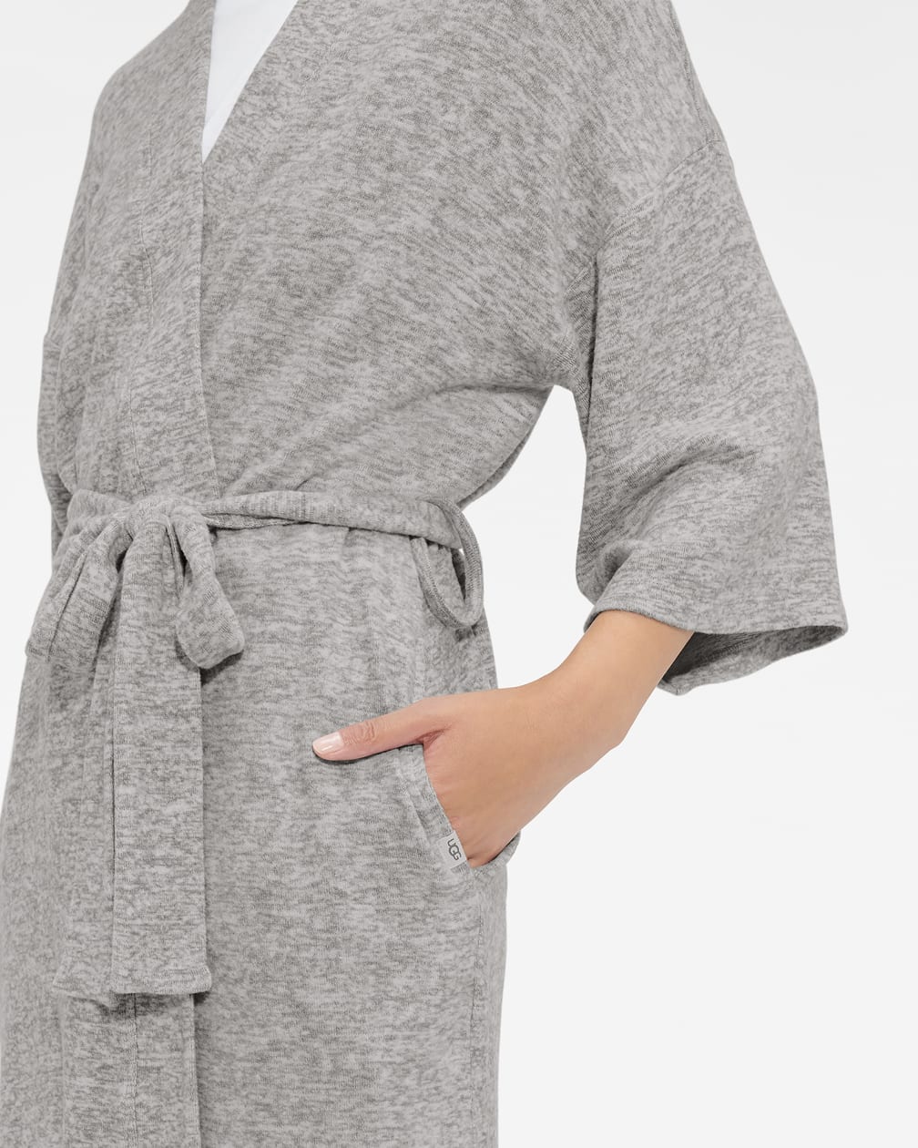 Grey Ugg Monrose Robe Women Sleepwear | 389642-VND