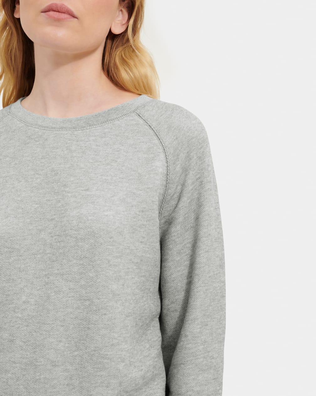 Grey Ugg Nena Crewneck Women Sweatshirt | 841237-RPJ