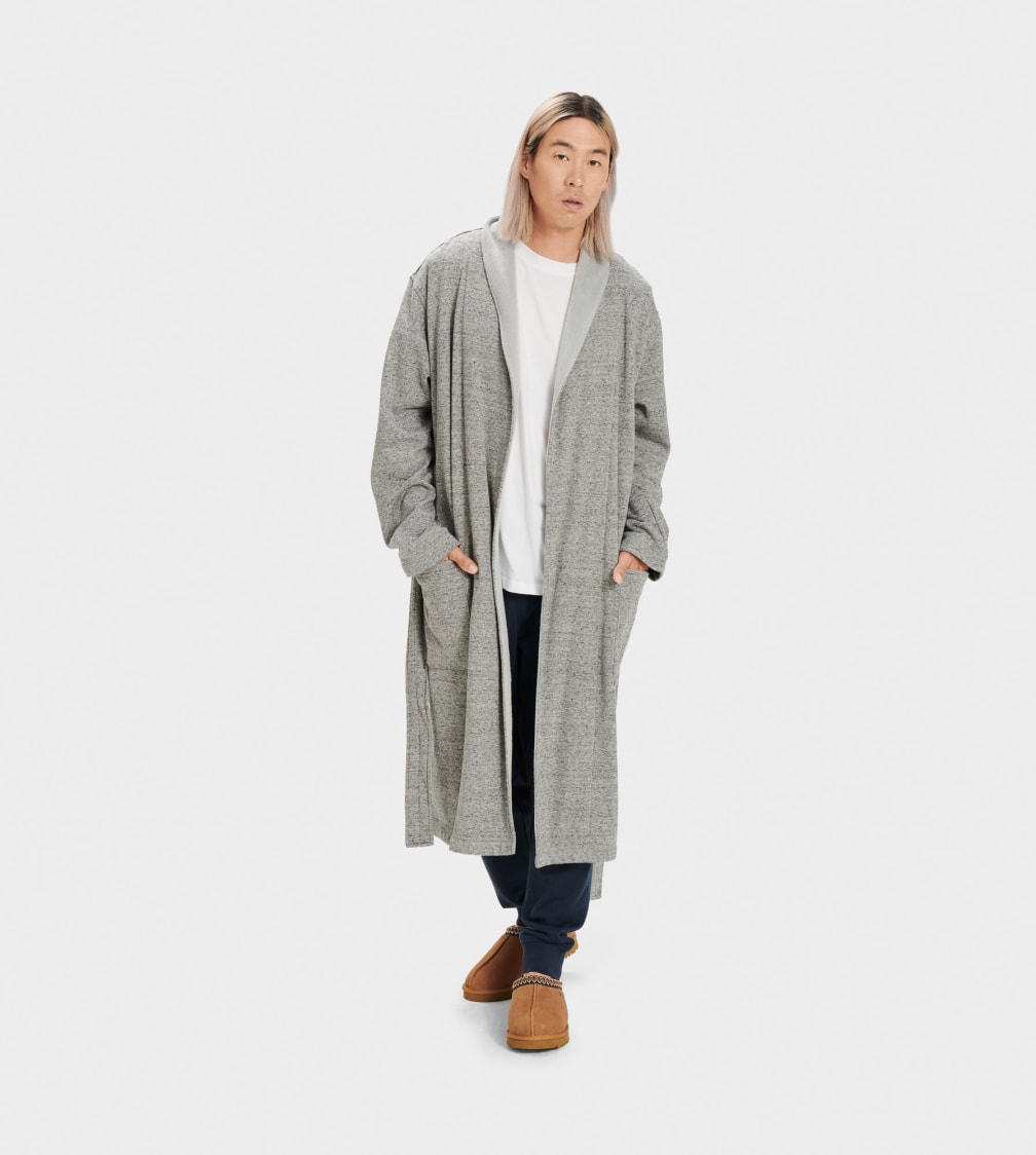 Grey Ugg Robinson Men Sleepwear | 086391-LVF