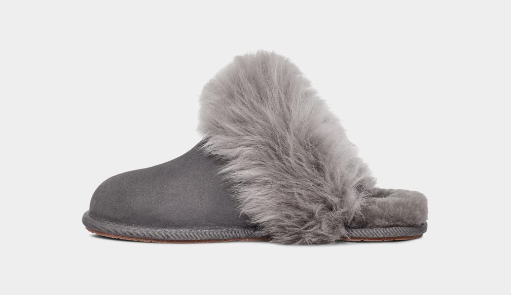 Grey Ugg Scuff Sis Women Slippers | 506973-VPK