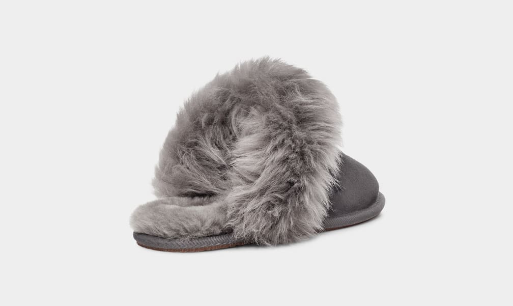 Grey Ugg Scuff Sis Women Slippers | 506973-VPK