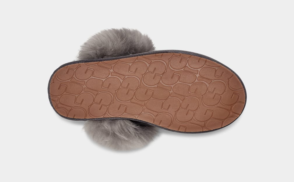 Grey Ugg Scuff Sis Women Slippers | 506973-VPK