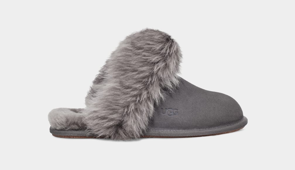 Grey Ugg Scuff Sis Women Slippers | 506973-VPK