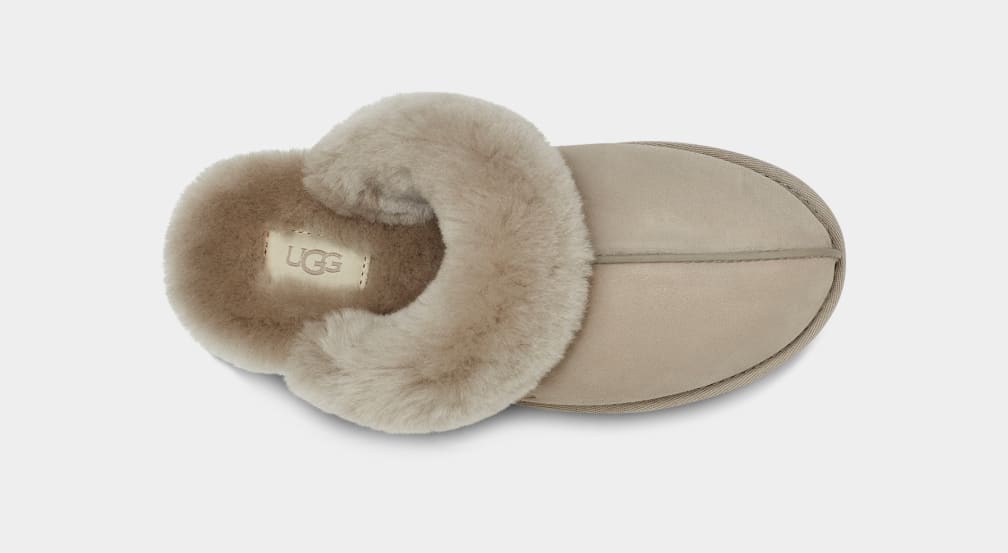 Grey Ugg Scuffette II Women Slippers | 476325-NJL