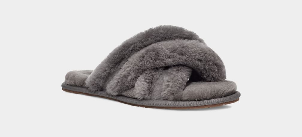 Grey Ugg Scuffita Women Slippers | 852340-SKR