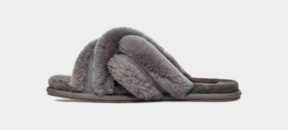 Grey Ugg Scuffita Women Slippers | 852340-SKR