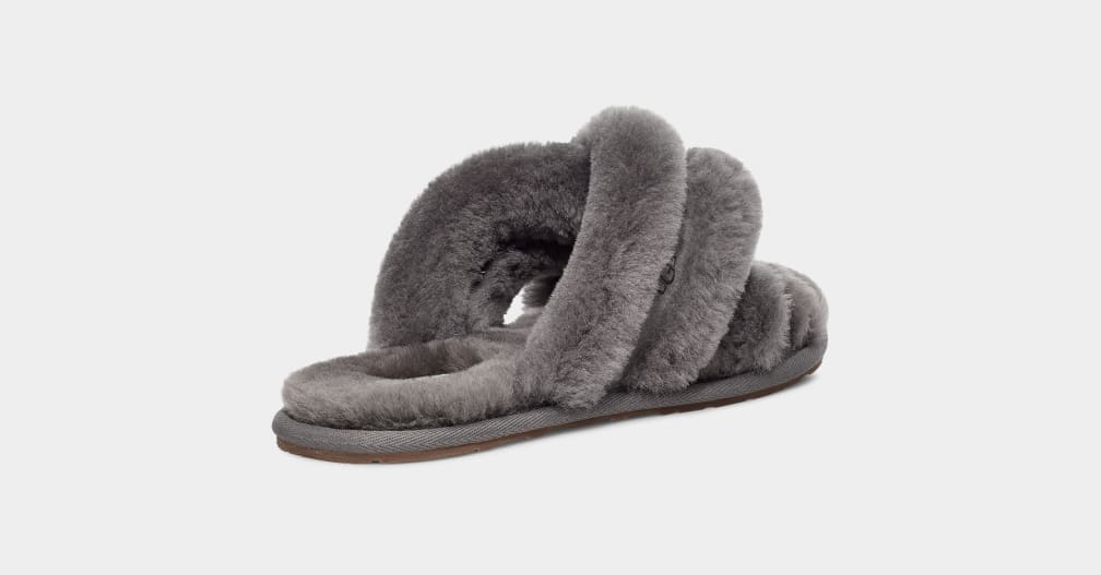 Grey Ugg Scuffita Women Slippers | 852340-SKR