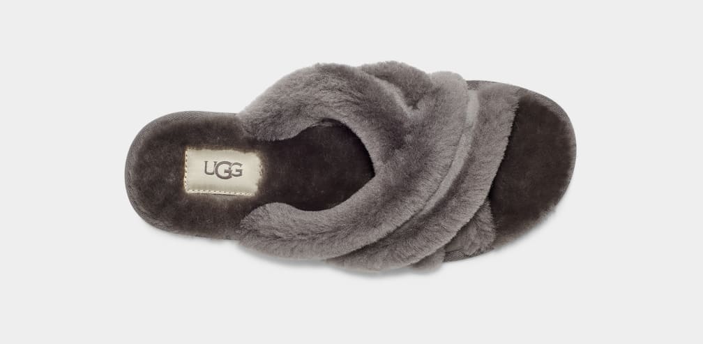 Grey Ugg Scuffita Women Slippers | 852340-SKR