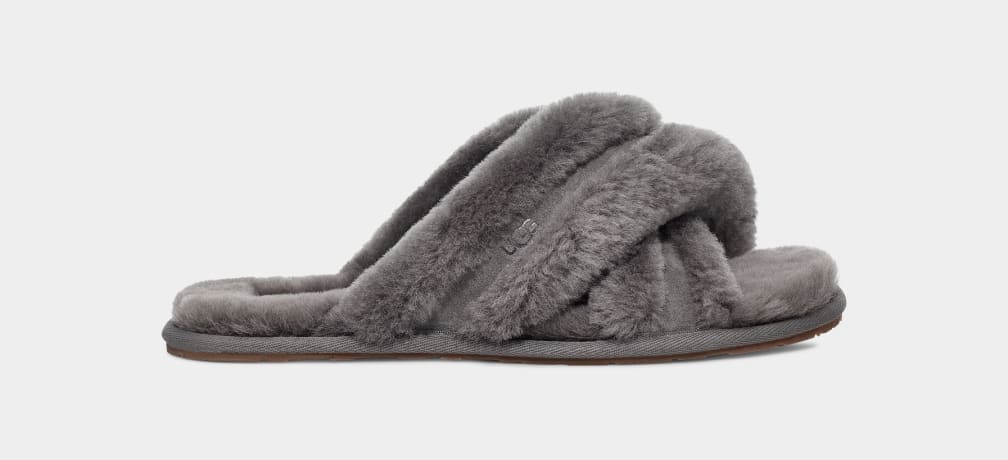 Grey Ugg Scuffita Women Slippers | 852340-SKR