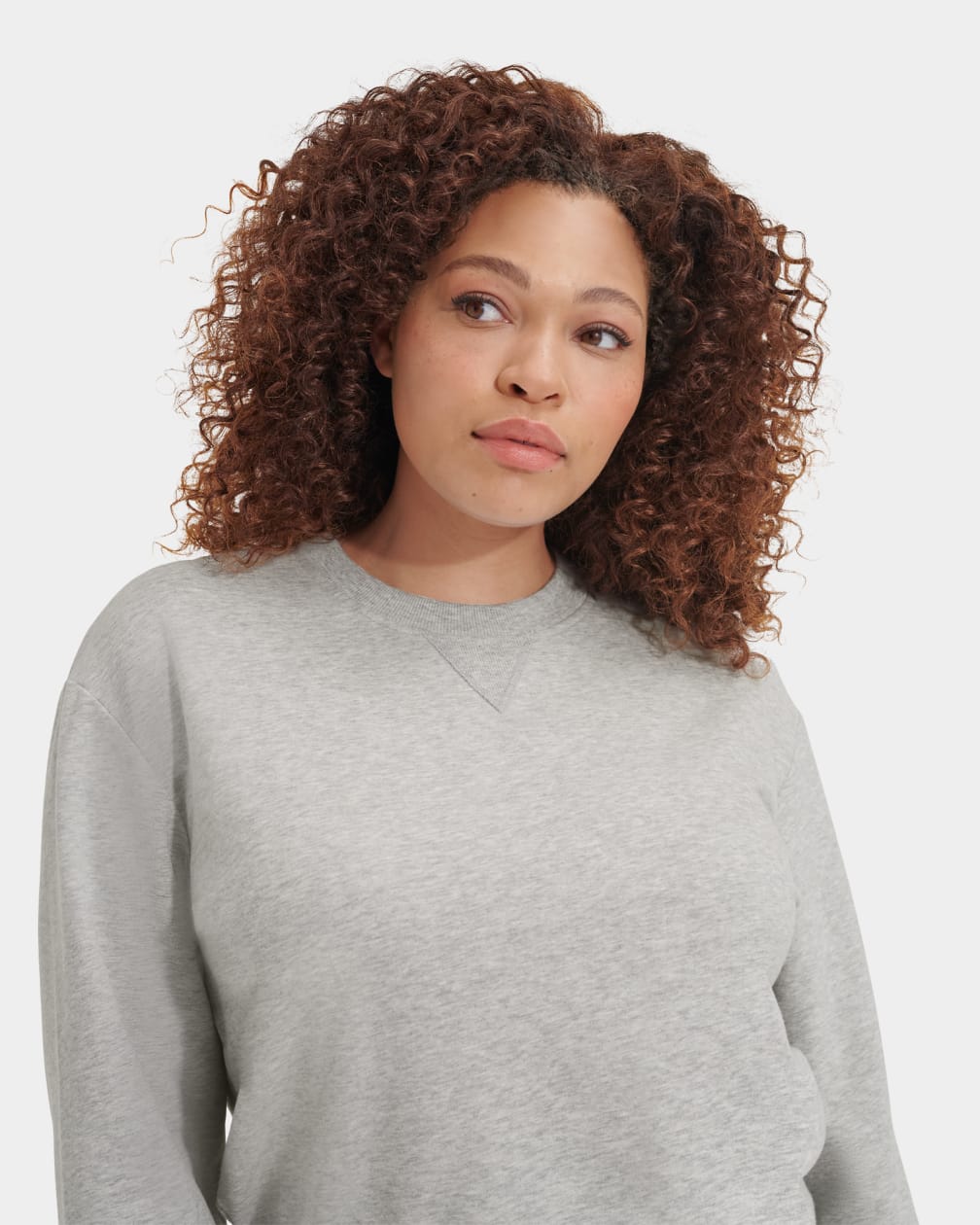 Grey Ugg Seleste Micro Terry Women Sweatshirt | 329140-SRQ