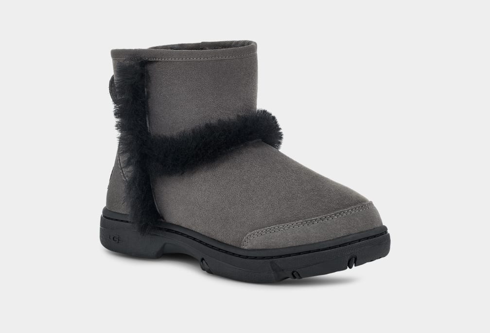 Grey Ugg Sunburst Mini Women Boots | 963187-UMH