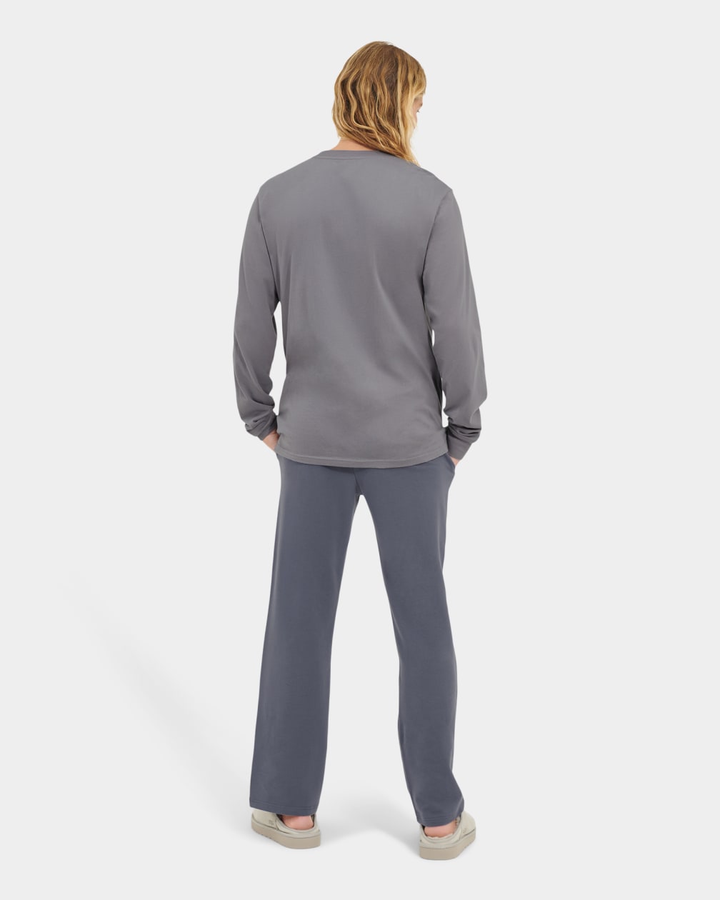 Grey Ugg Waylen Set Men Sleepwear | 026485-IDF