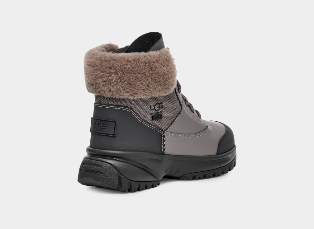 Grey Ugg Yose Fluff V2 Women Boots | 830741-OIP