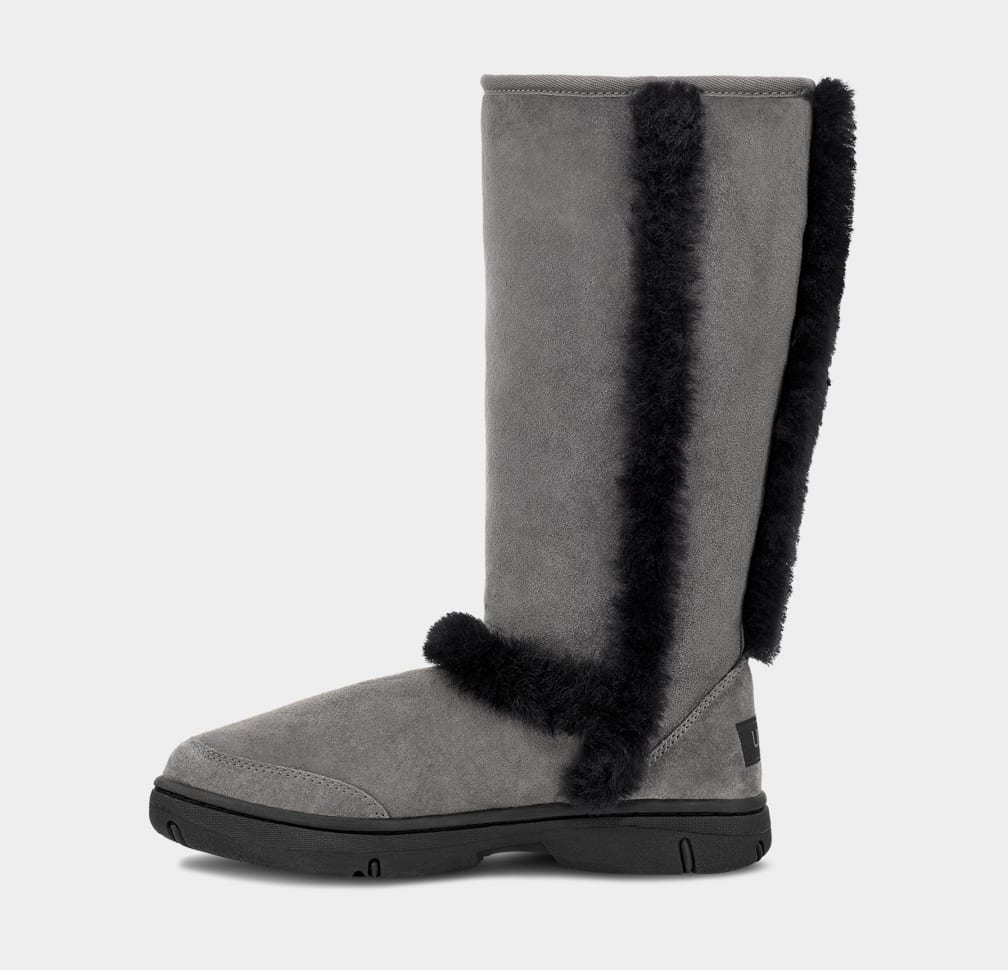 Grey / Black Ugg Sunburst Tall Women Boots | 086279-QHW