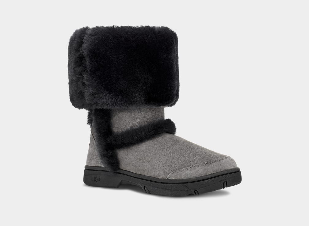 Grey / Black Ugg Sunburst Tall Women Boots | 086279-QHW