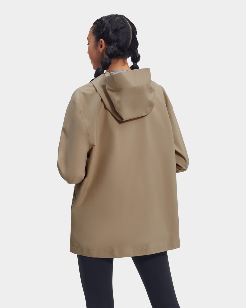 Grey / Brown Ugg Lianne Rain Women Jackets | 745960-BWH