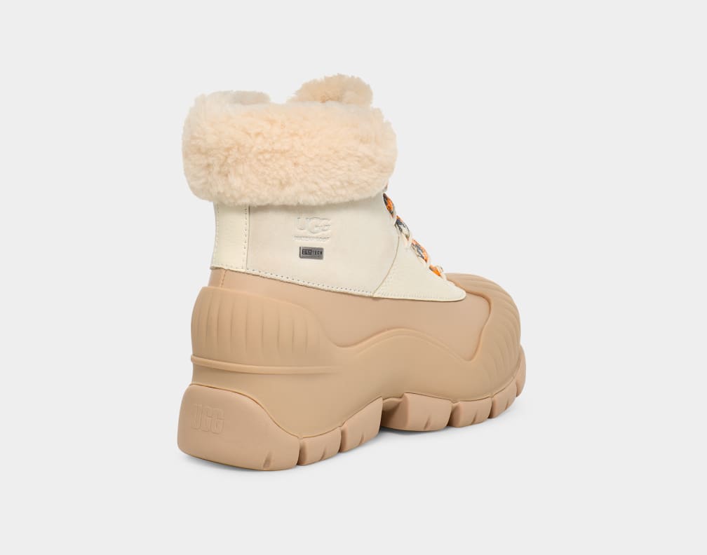 Khaki / White Ugg Adiroam Hiker Women Boots | 195432-EBF