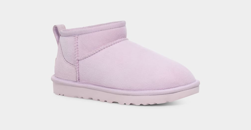 Lavender Ugg Classic Ultra Mini Women Boots | 534790-QEX