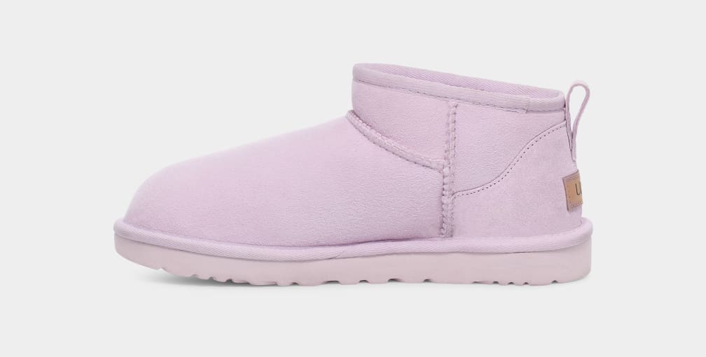 Lavender Ugg Classic Ultra Mini Women Boots | 534790-QEX