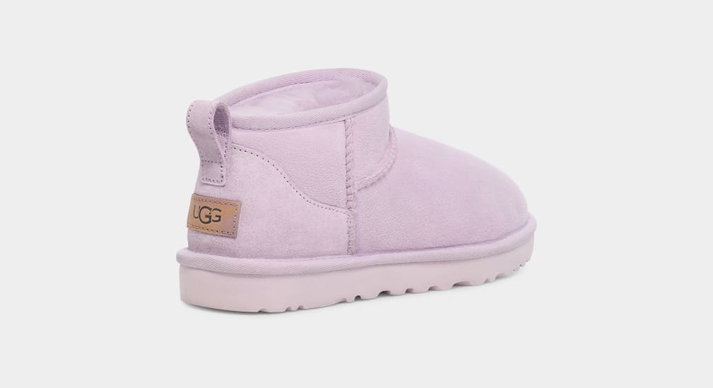 Lavender Ugg Classic Ultra Mini Women Boots | 534790-QEX