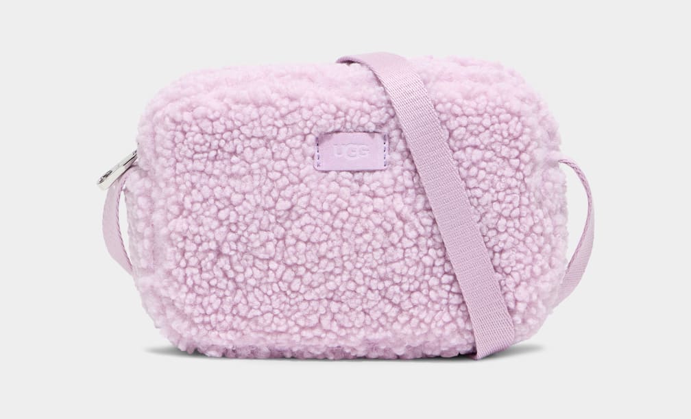 Lavender Ugg Janey Ilfluff Women Belt Bags | 145608-PGB