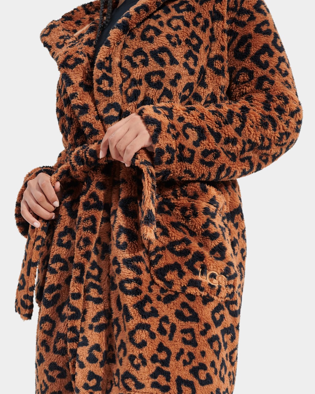 Leopard Ugg Aarti Print Women Sleepwear | 481950-MYB