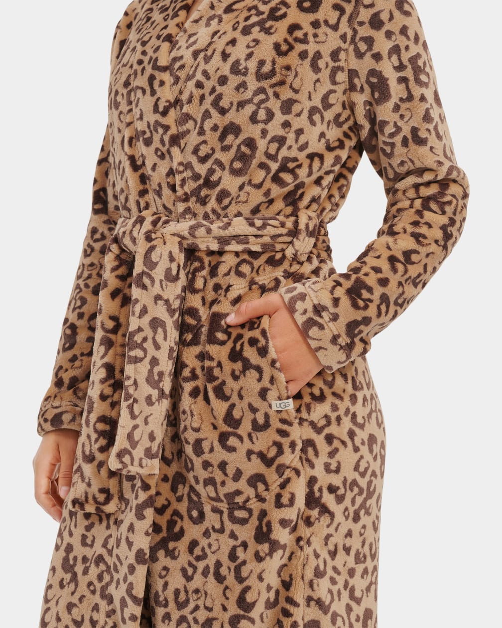 Leopard Ugg Marlow Robe Women Sleepwear | 546382-SIJ