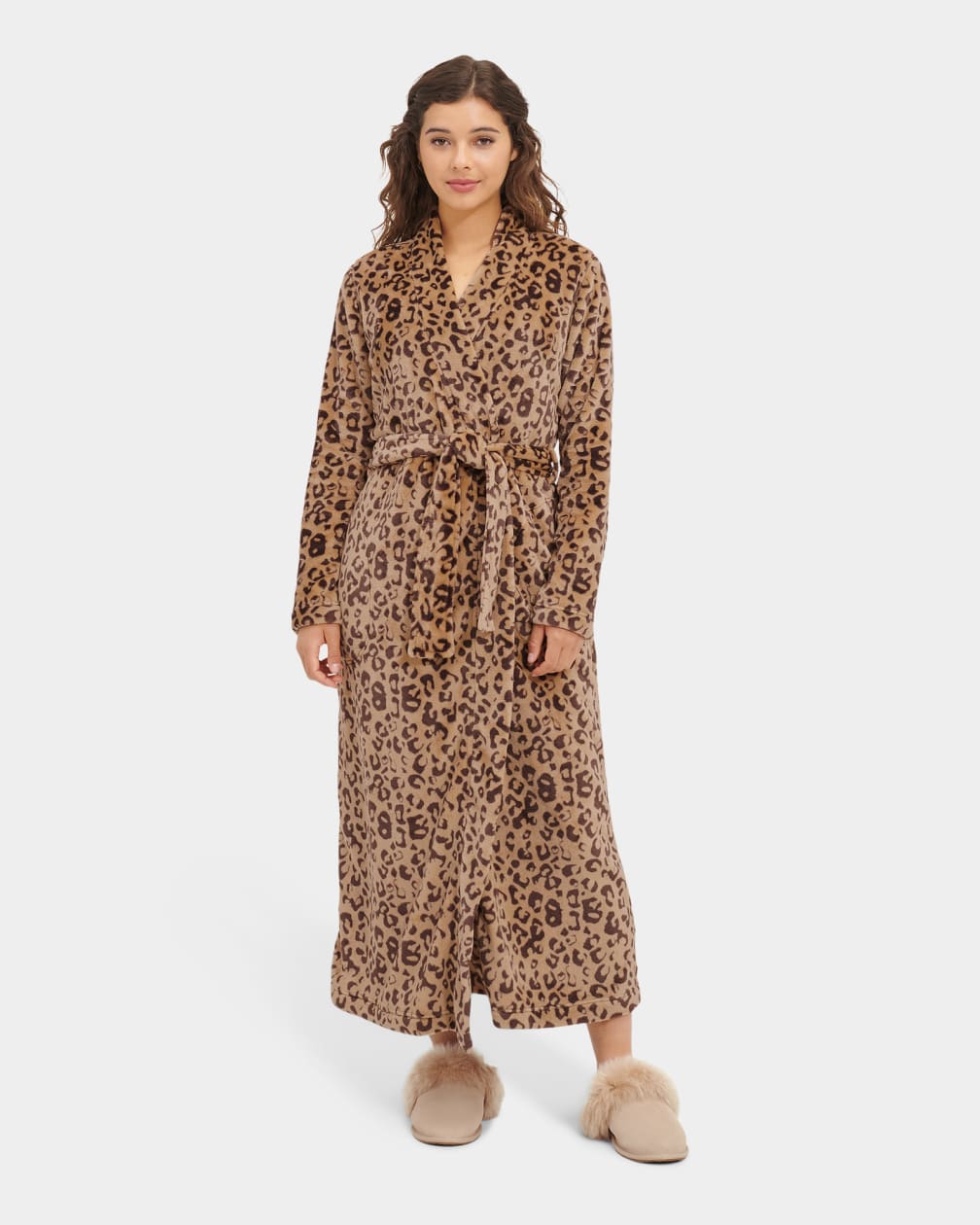 Leopard Ugg Marlow Robe Women Sleepwear | 546382-SIJ