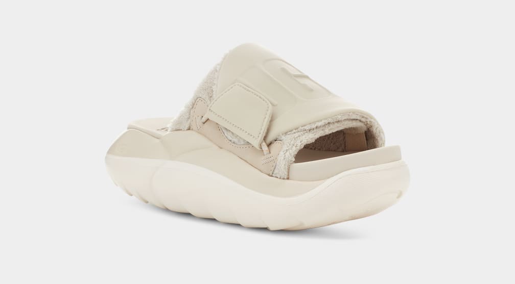 Light Blue Ugg LA Cloud Women Slides | 624938-YVL