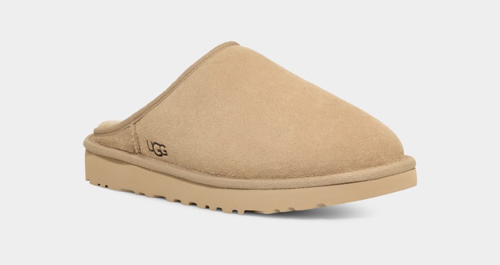 Mustard Ugg Classic Men Slippers | 108965-PZO