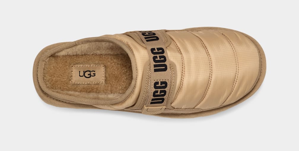 Mustard Ugg Dune LTA Men Slippers | 894675-OQV