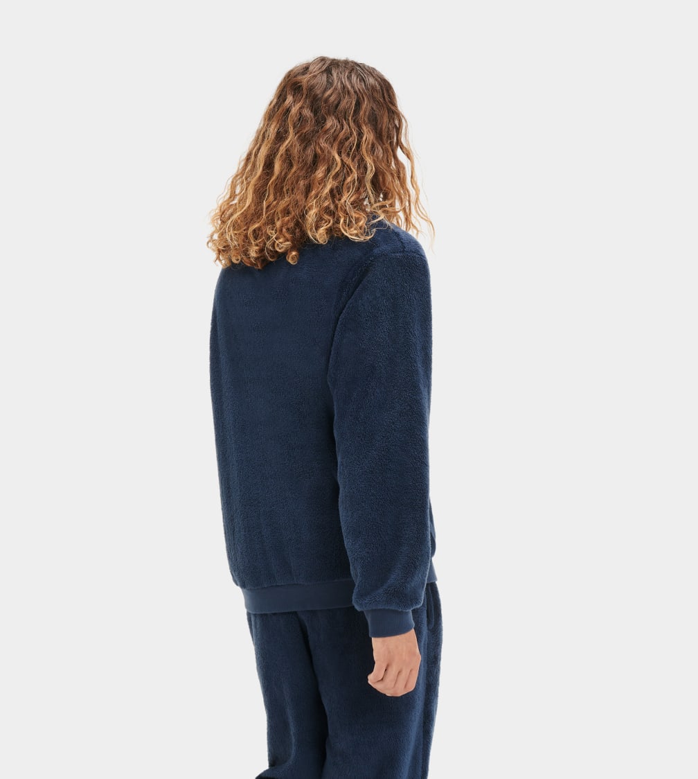 Navy Ugg Coby Pullover Men Sweatshirt | 127654-SWE