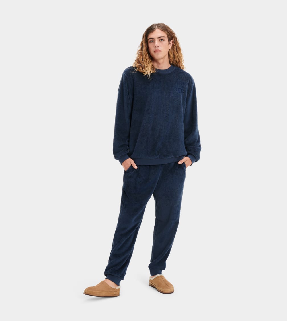 Navy Ugg Coby Pullover Men Sweatshirt | 127654-SWE