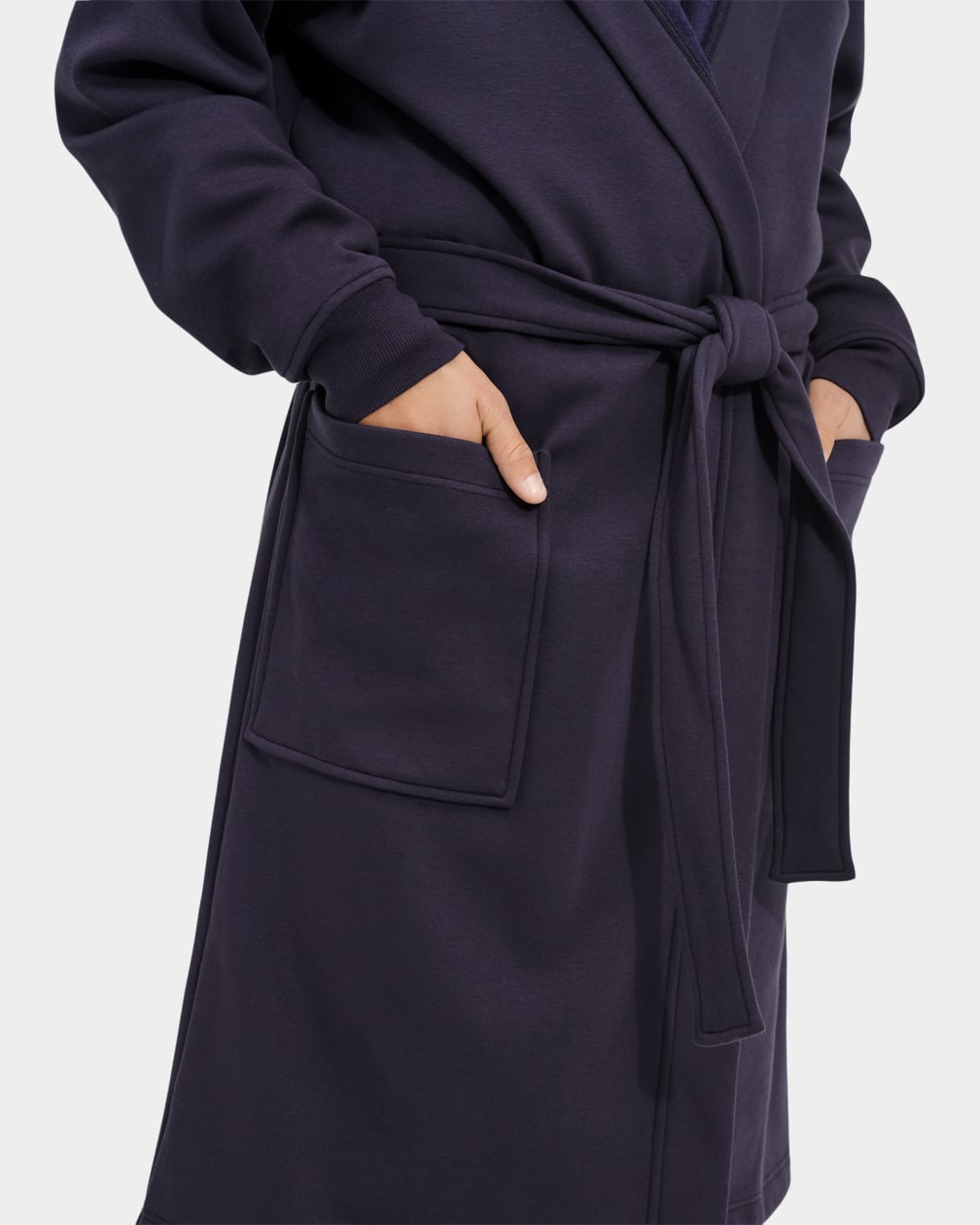 Navy Ugg Leeland Robe Men Sleepwear | 417695-NQA