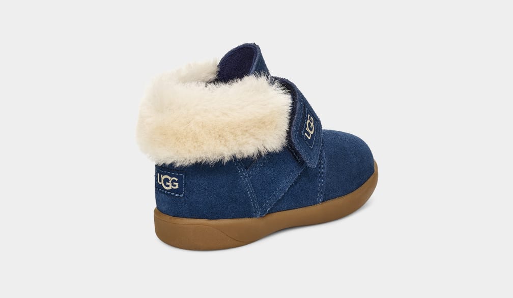 Navy Ugg Nolen Kids' Boots | 718623-GYD