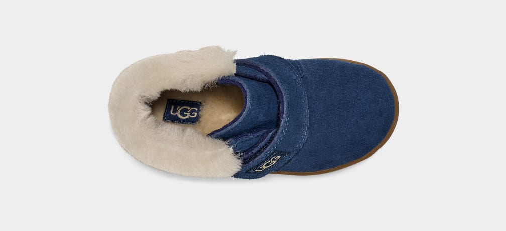 Navy Ugg Nolen Kids' Boots | 718623-GYD