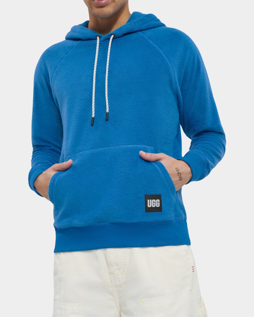 Navy / Blue Ugg Terrance Men Hoodie | 906318-AGI