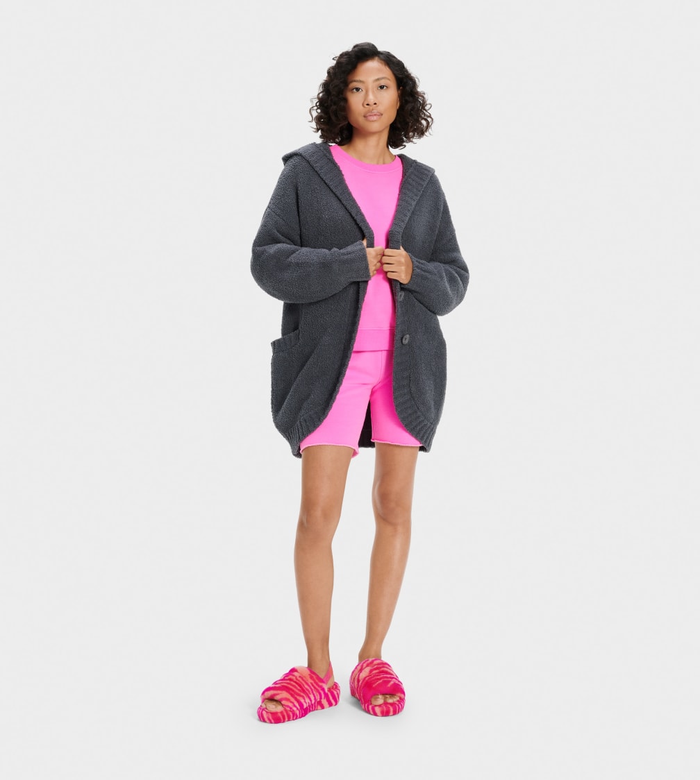 Obsidian Ugg Franca Travel Women Cardigan | 018793-VBP