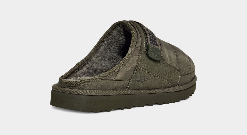 Olive Ugg Dune LTA Men Slippers | 762910-HYJ