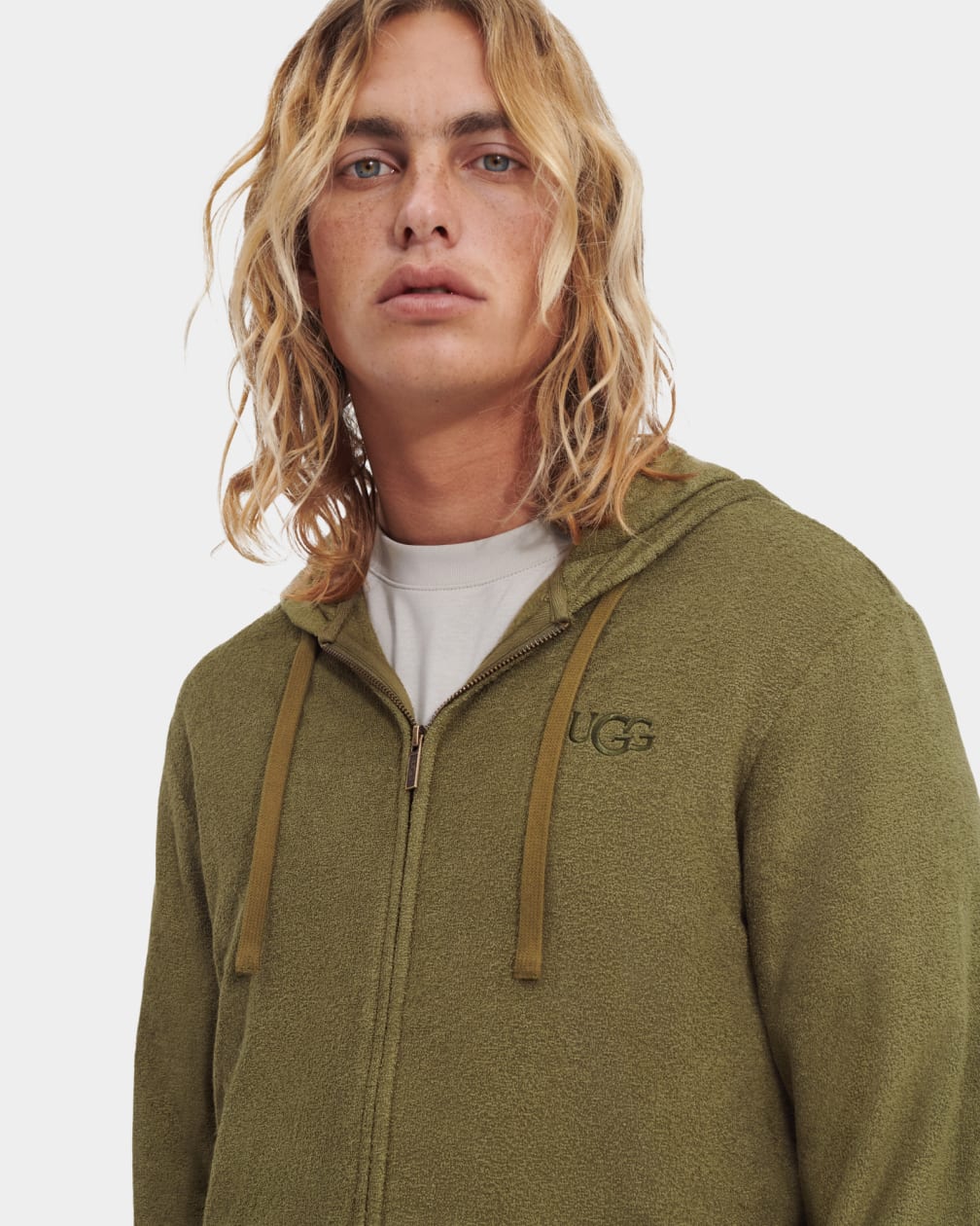 Olive Ugg Edmond Men Sweatshirt | 395402-ILV