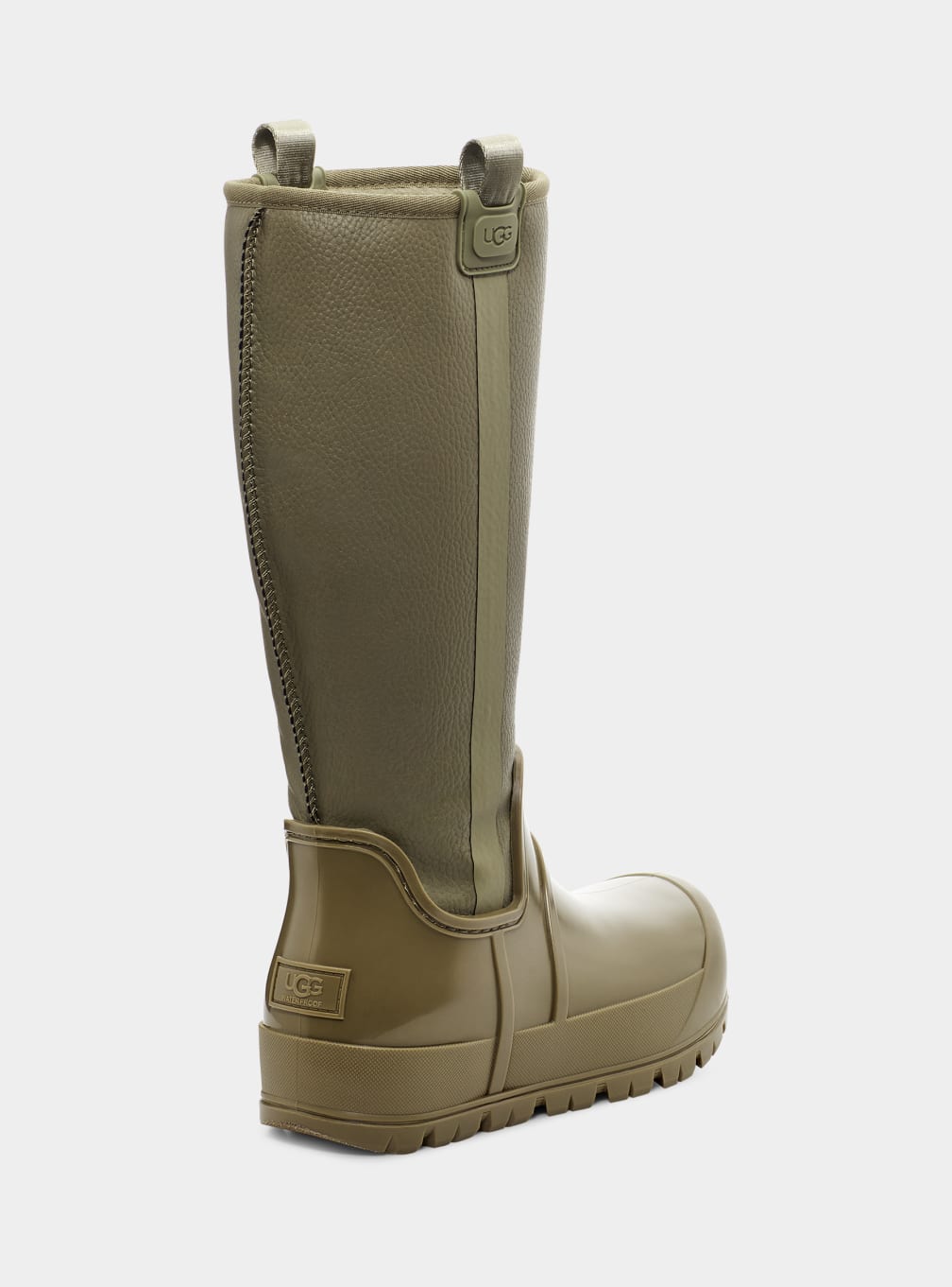 Olive Ugg Raincloud Tall Women Boots | 906374-ZFU