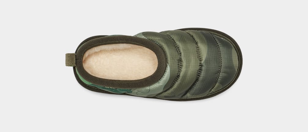 Olive Ugg Tasman LTA Calio Kids' Slippers | 319042-KFB