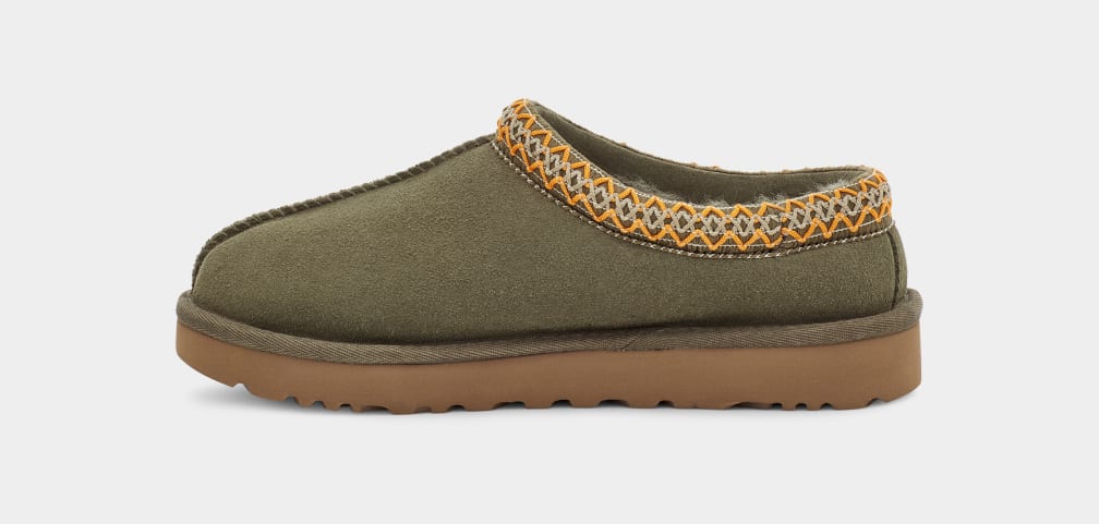 Olive Ugg Tasman Women Slip On | 680391-HQS