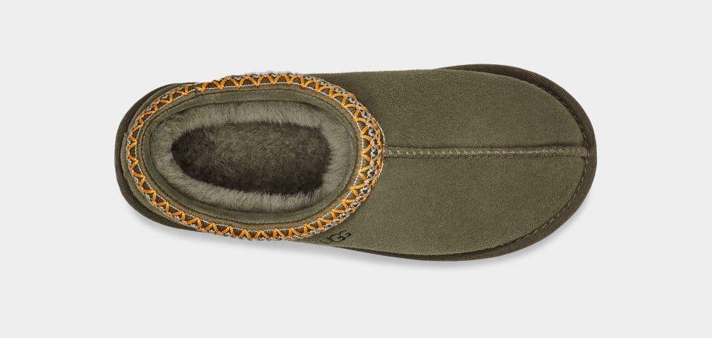 Olive Ugg Tasman Women Slip On | 680391-HQS