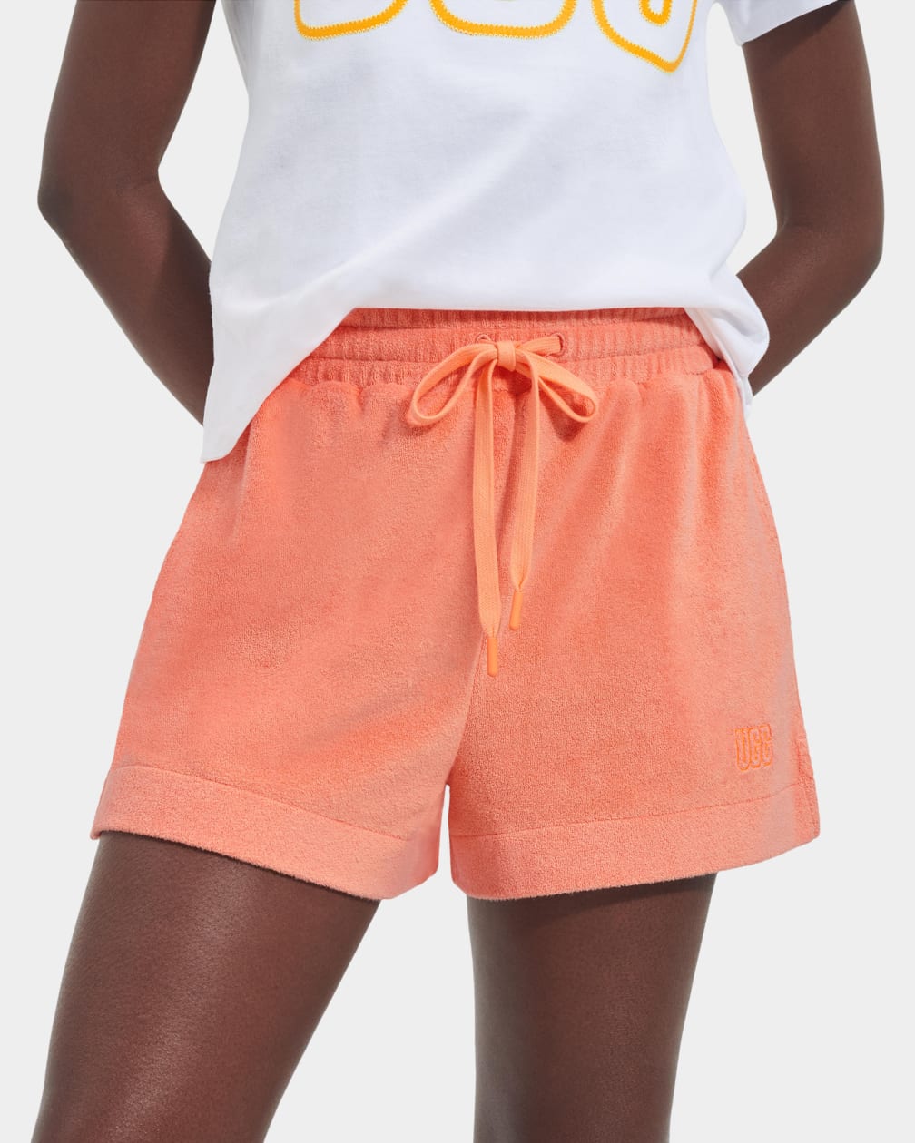 Orange Ugg Amiah Drawstring Women Shorts | 240915-HPO