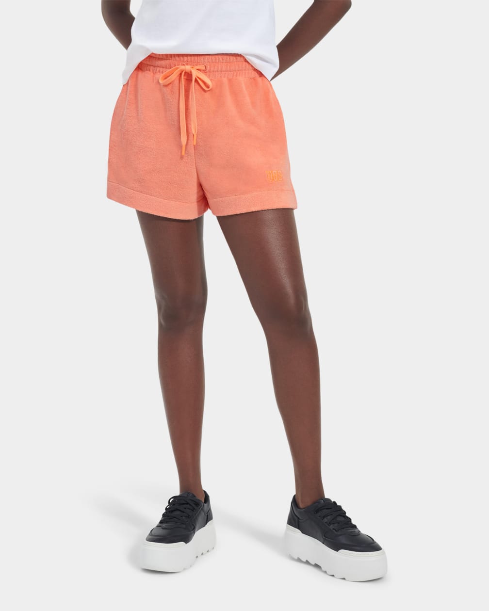 Orange Ugg Amiah Drawstring Women Shorts | 240915-HPO