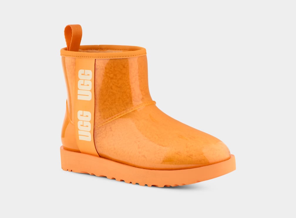 Orange Ugg Classic Clear Mini Women Boots | 063482-DMW