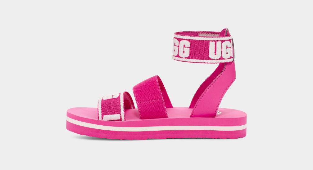 Pink Ugg Allisa Kids' Sandals | 098364-EGW