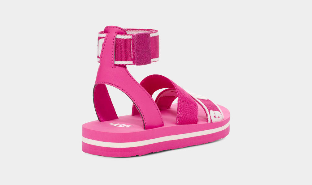 Pink Ugg Allisa Kids' Sandals | 098364-EGW