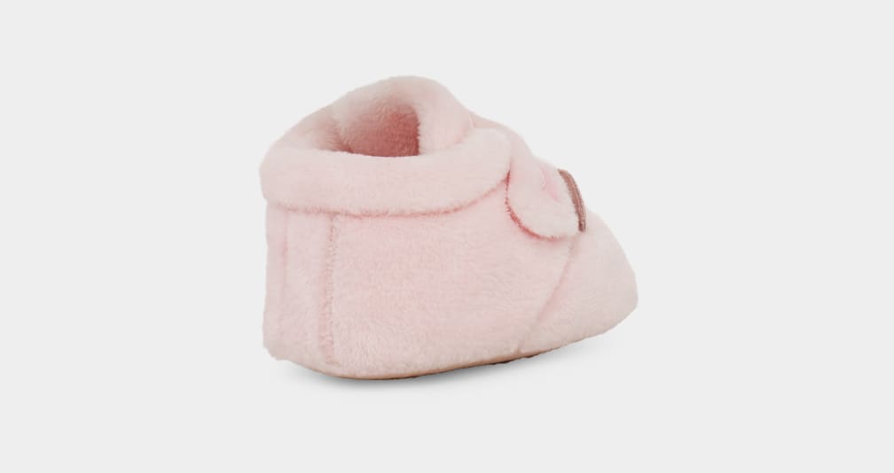 Pink Ugg Bixbee And Lovey Bear Stuffie Kids' Boots | 945831-DEB